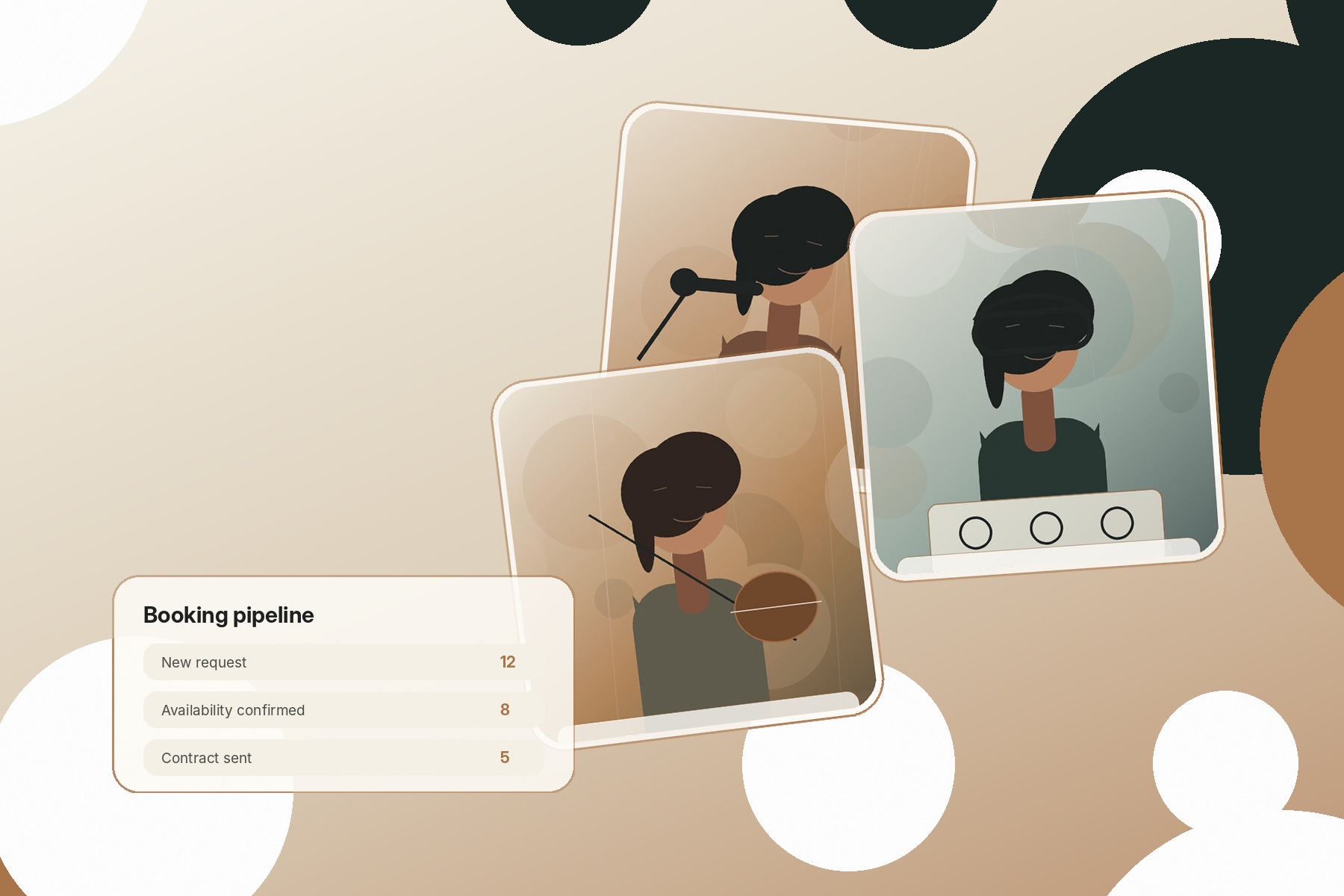 Artist booking agency preview